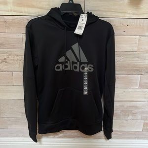 Men’s small Adidas black hoodie sweatshirt